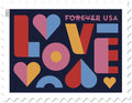 LOVE 2021 5 sheets of 20 (100 total) USPS Forever