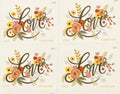 Love 2018 Forever Stamps (5 Panes - 100 Total)